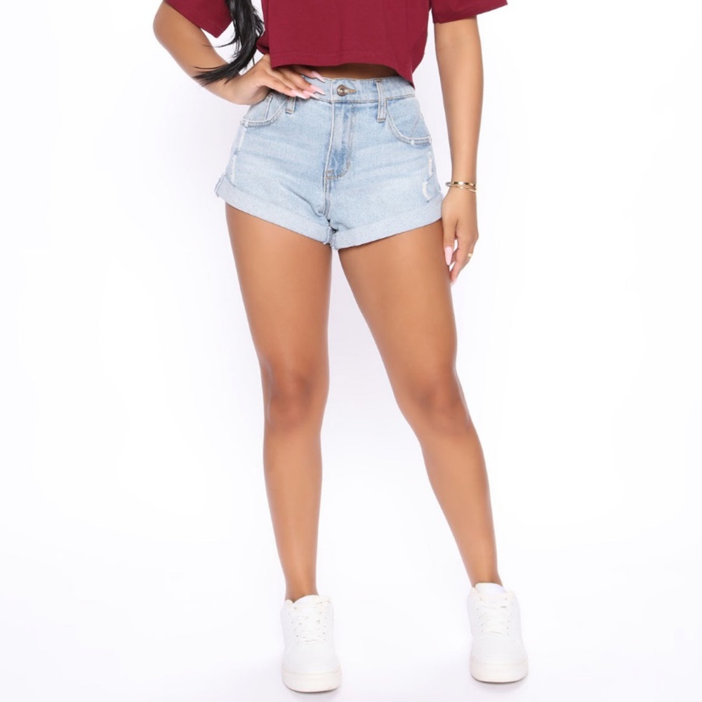 Mid Rise Lightwash Denim Shorts | Size 1 | NEW 💙